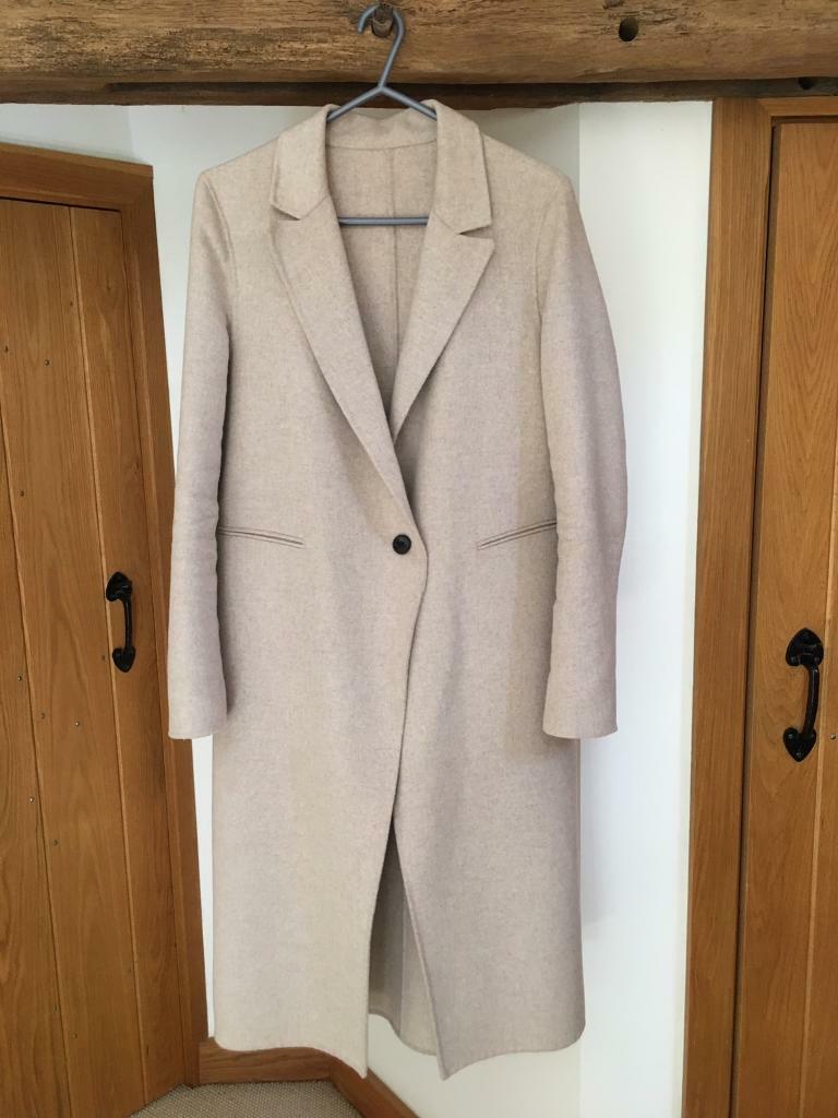 zara cashmere coat